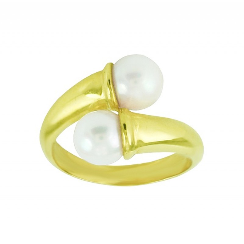Cultured Pearl Bypass Ring 23601