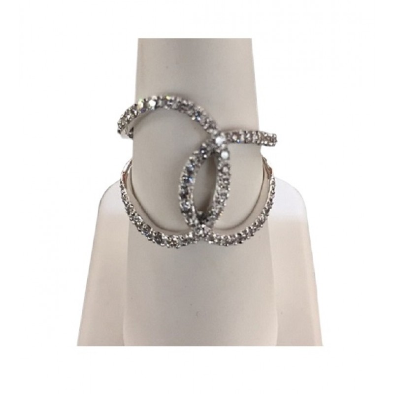 Diamond Overlap Ring 28822