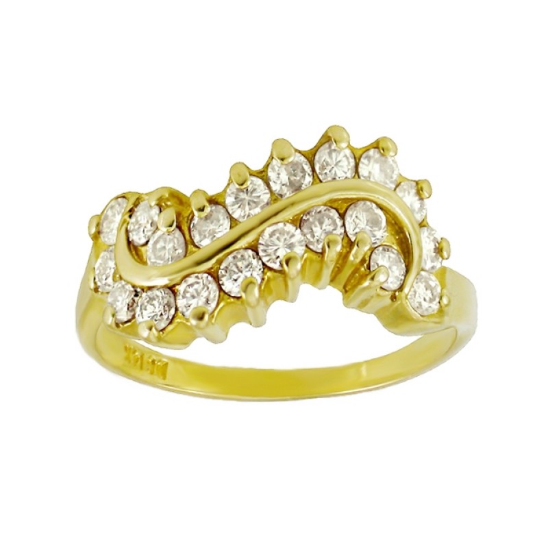 Diamond Wave Ring 15559
