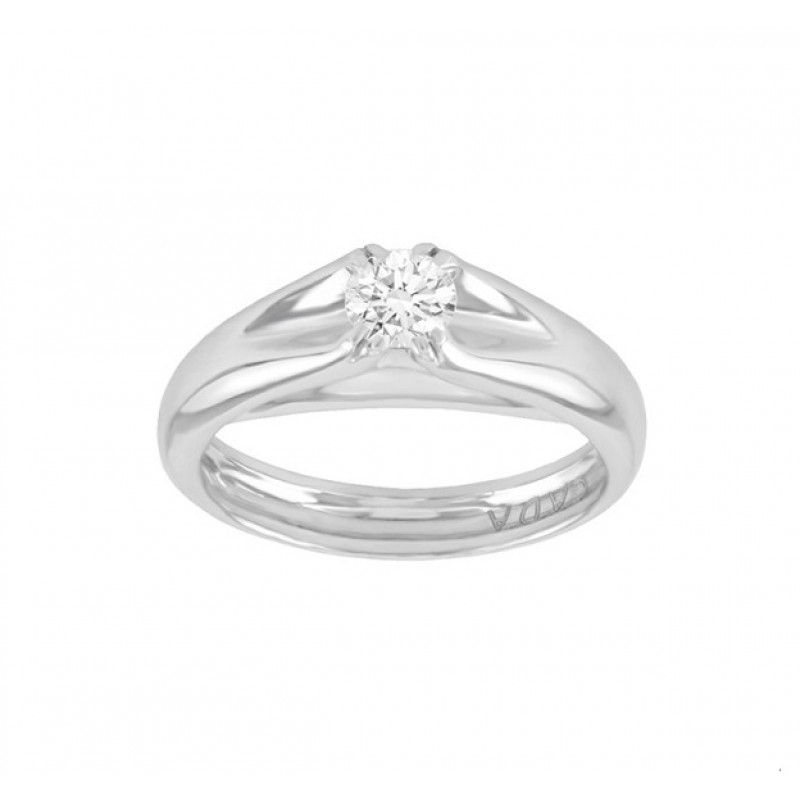 Escada Contoured Diamond Engagement Ring Top 03T9-DQ