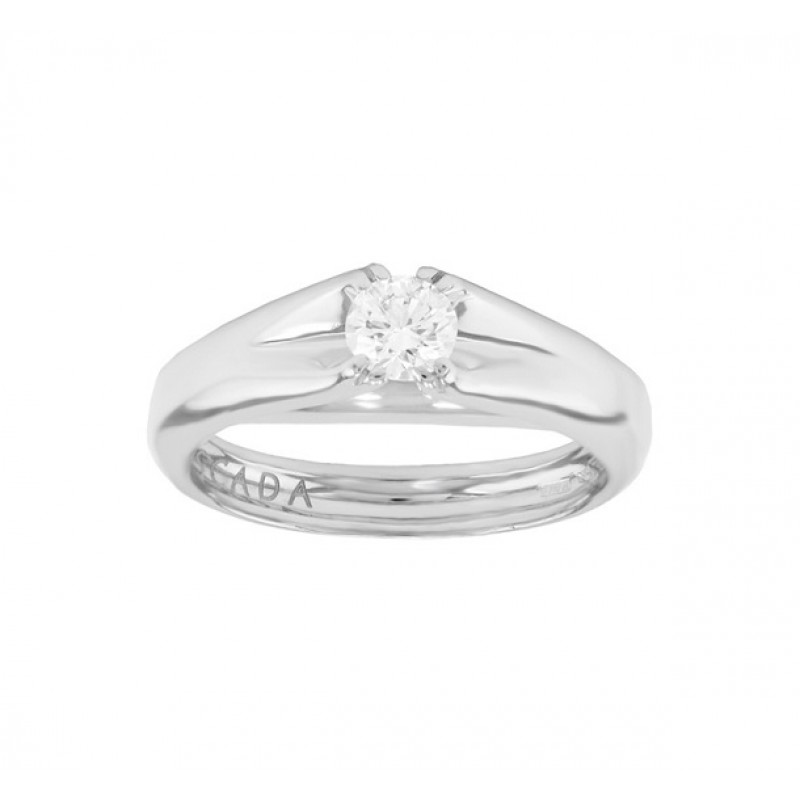 Escada Diamond Solitaire Engagement Ring Top 03T6-DQ