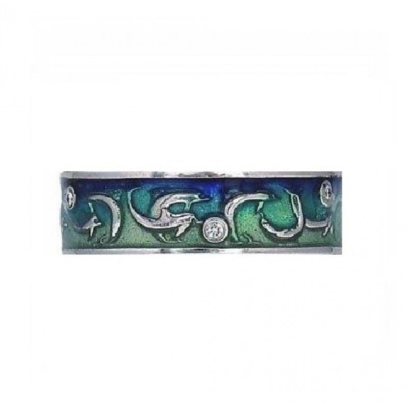 Hidalgo Dolphin Enamel Ring RN2460NDWG