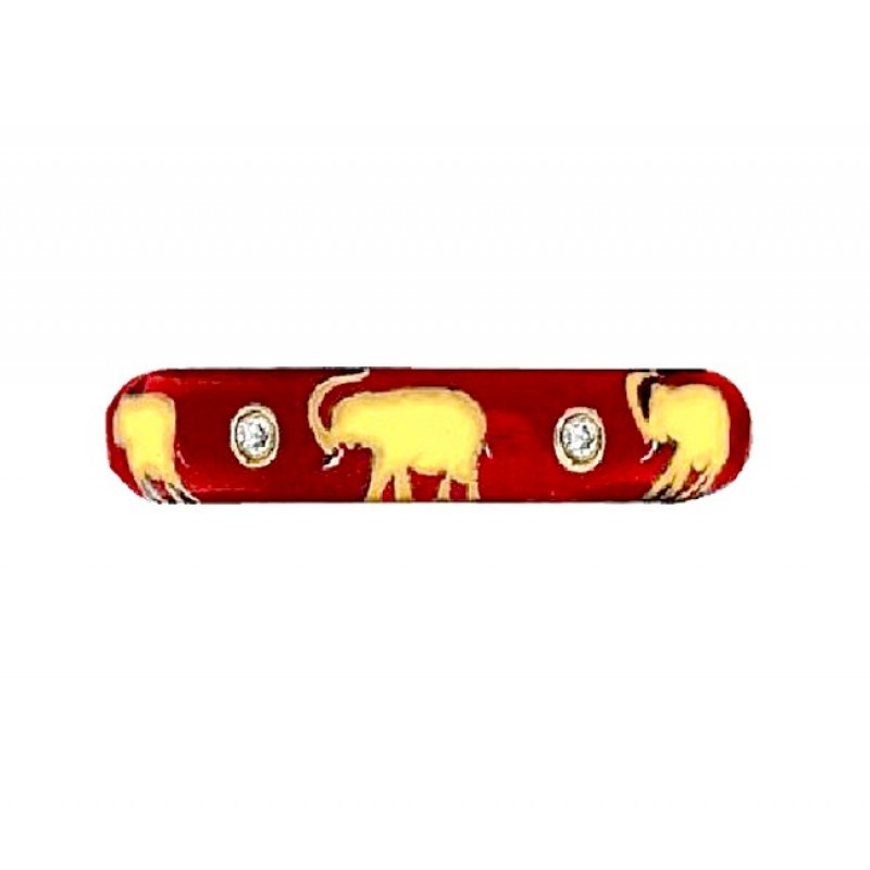 Hidalgo Enamel Elephants Ring RS7580R