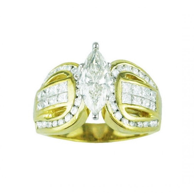 Marquise Shape Diamond Ring 21190-21195