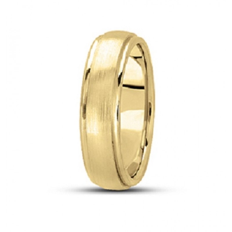Mens Satin Wedding Ring