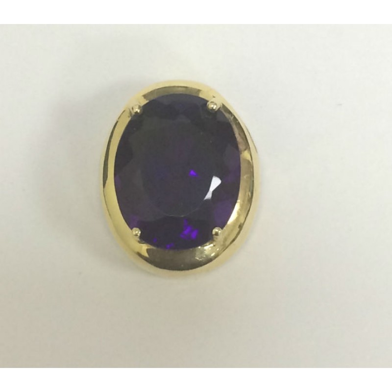 Oval Amethyst Pendant 26981
