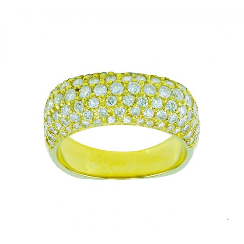 Pavé-Set Diamond Ring 23058