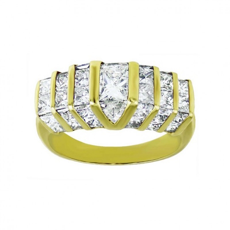 One Carat Oval Diamond Ring With Trillion Cut Diamonds