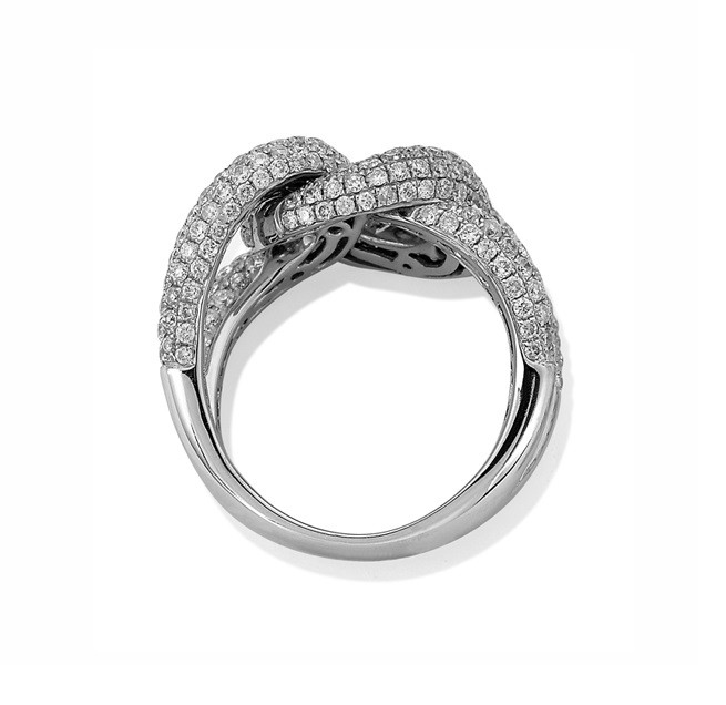 Trinity Love Knot Diamond Ring