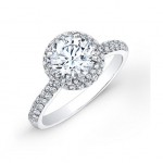 Double Halo Diamond Engagement Ring 23418