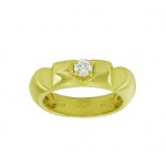 Escada Three Hearts Diamond Ring 00D2-I