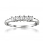 Five Stone Princess Cut Diamond Ring 25350