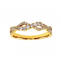 Diamond Infinity Twist Ring 25448