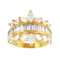 Marquise and Baguette Diamond Ring 17156
