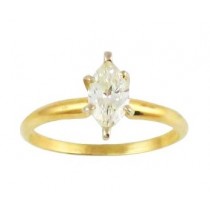 Marquise Diamond Solitaire Engagement Ring 15699