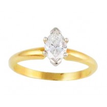 Marquise Diamond Solitaire Engagement Ring 15700