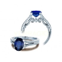 Verragio Insignia Sapphire and Diamond Engagement Ring INS-7063