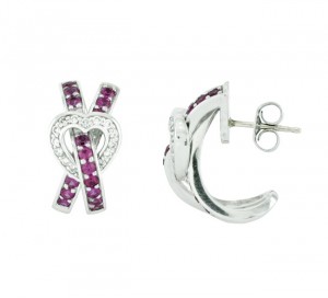 Féraud Pink Sapphire and Diamond Earrings FR04BE003