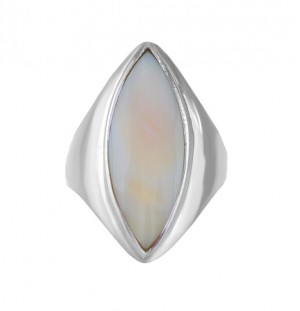 Marquise Shape Mother of Pearl Ring Top 25212