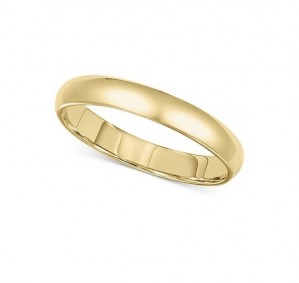 Mens Rounded Comfort Fit Wedding Ring 29406