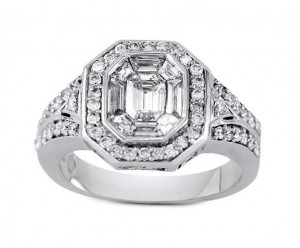 Mosaic Diamond Ring Top 21039
