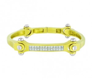 Princess Cut Diamond Flexible Bracelet 17198