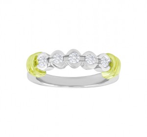 Semi Bezel Set Diamond Ring 23972