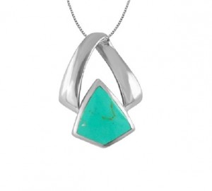 Sleeping Beauty Turquoise Pendant 27095