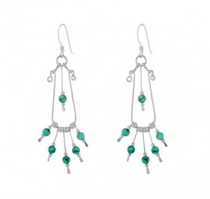 Turquoise Chandelier Earrings 24676