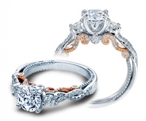 Verragio Insignia Diamond Engagement Ring INS-7074R-TT