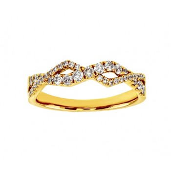 Diamond Infinity Twist Ring 25448