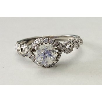 Intertwined Diamond Engagement Ring 29405
