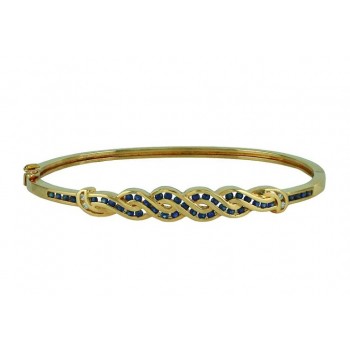 Interwoven Sapphire and Diamond Bracelet 20842