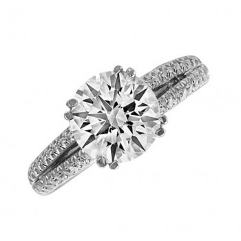 JB Star Split Shank Diamond Engagement Ring Top 1914/112