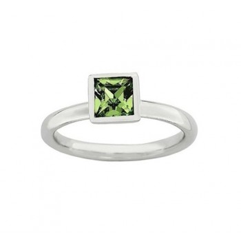 Peridot Solitaire Ring 23257