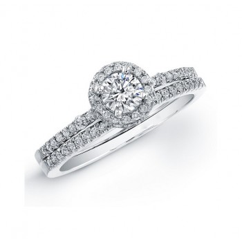 Petite Diamond Bridal Set 20782WE-W