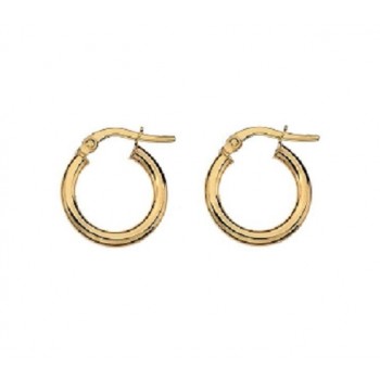 Yellow Gold Hoop Earrings 29378