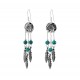 Dream Catcher Turquoise Earrings 23454