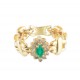 Emerald and Diamond Flexible Ring 17957