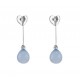 Escada Chalcedony and Diamond Dangle Earrings JH-OBDR