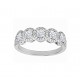 Five Stone Diamond Halo Ring 24181