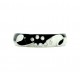 Hidalgo Black and White Enamel Ring RS7786BKWG