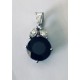 Round Sapphire and Diamond Pendant 29404