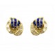 Sapphire and Diamond Earrings 18777