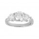 Three Stone Diamond Engagement Ring Top 15049-22433