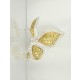 Yellow and White Diamond Butterfly Pendant/Pin 10497