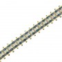 Cabochon Sapphire and Diamond Bracelet Flat 24365