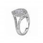 Double Halo Marquise Diamond Ring Side 23426