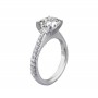 JB Star Tapered Diamond Engagement Ring Side 0110/011
