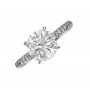 JB Star Tapered Diamond Engagement Ring Top 0110/011